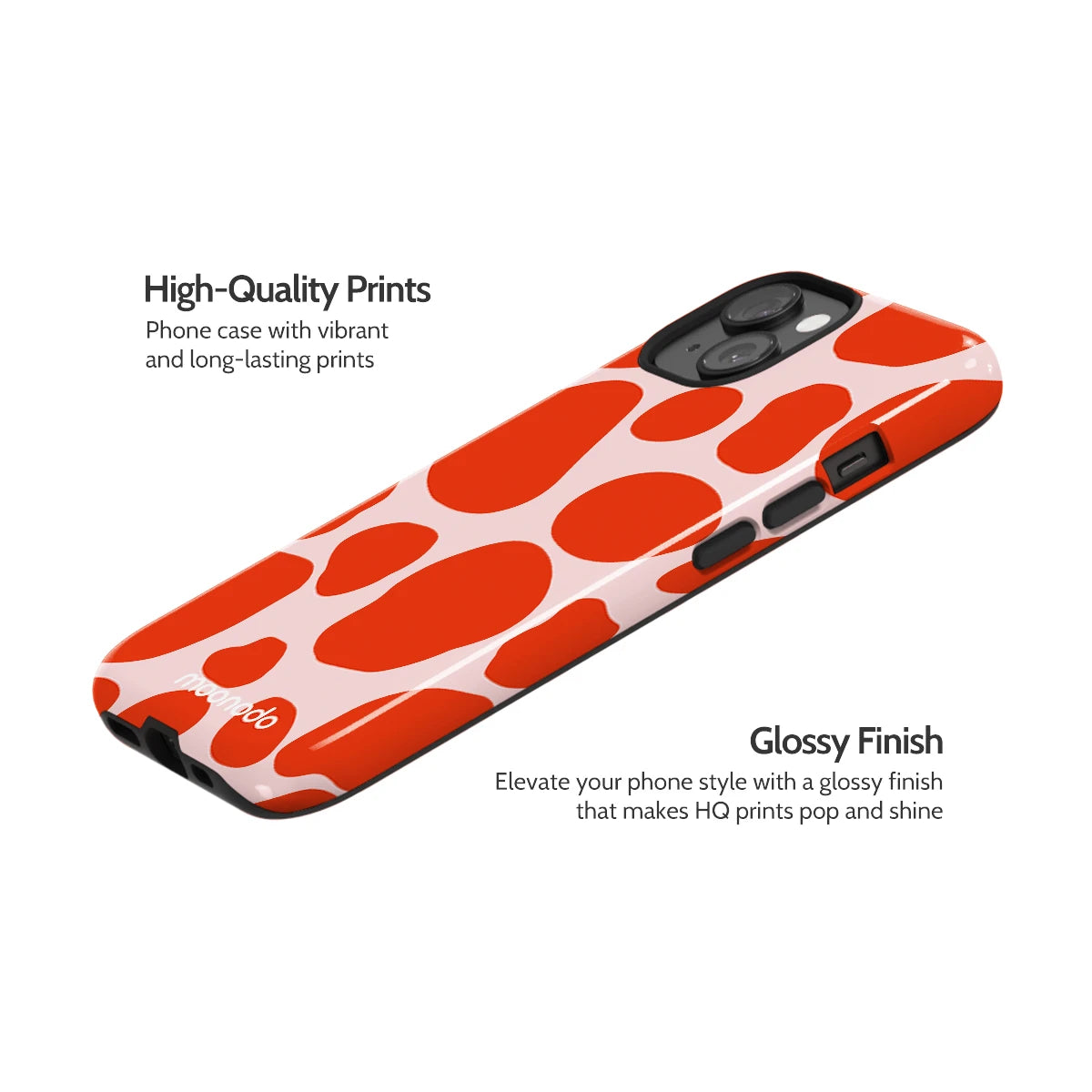 Scarlet Pulse - iPhone 15 Case
