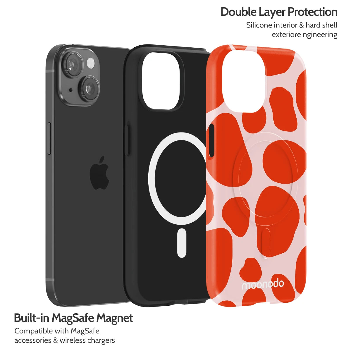 Scarlet Pulse - iPhone 15 Case