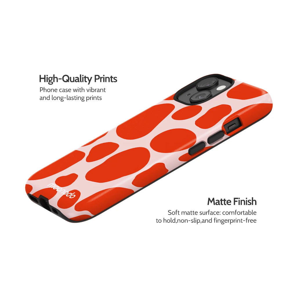 Scarlet Pulse - iPhone 15 Case