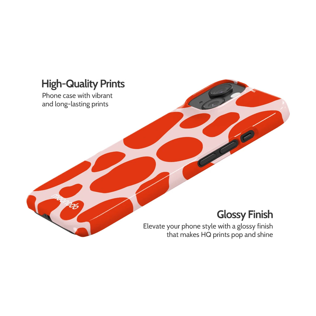 Scarlet Pulse - iPhone 15 Case