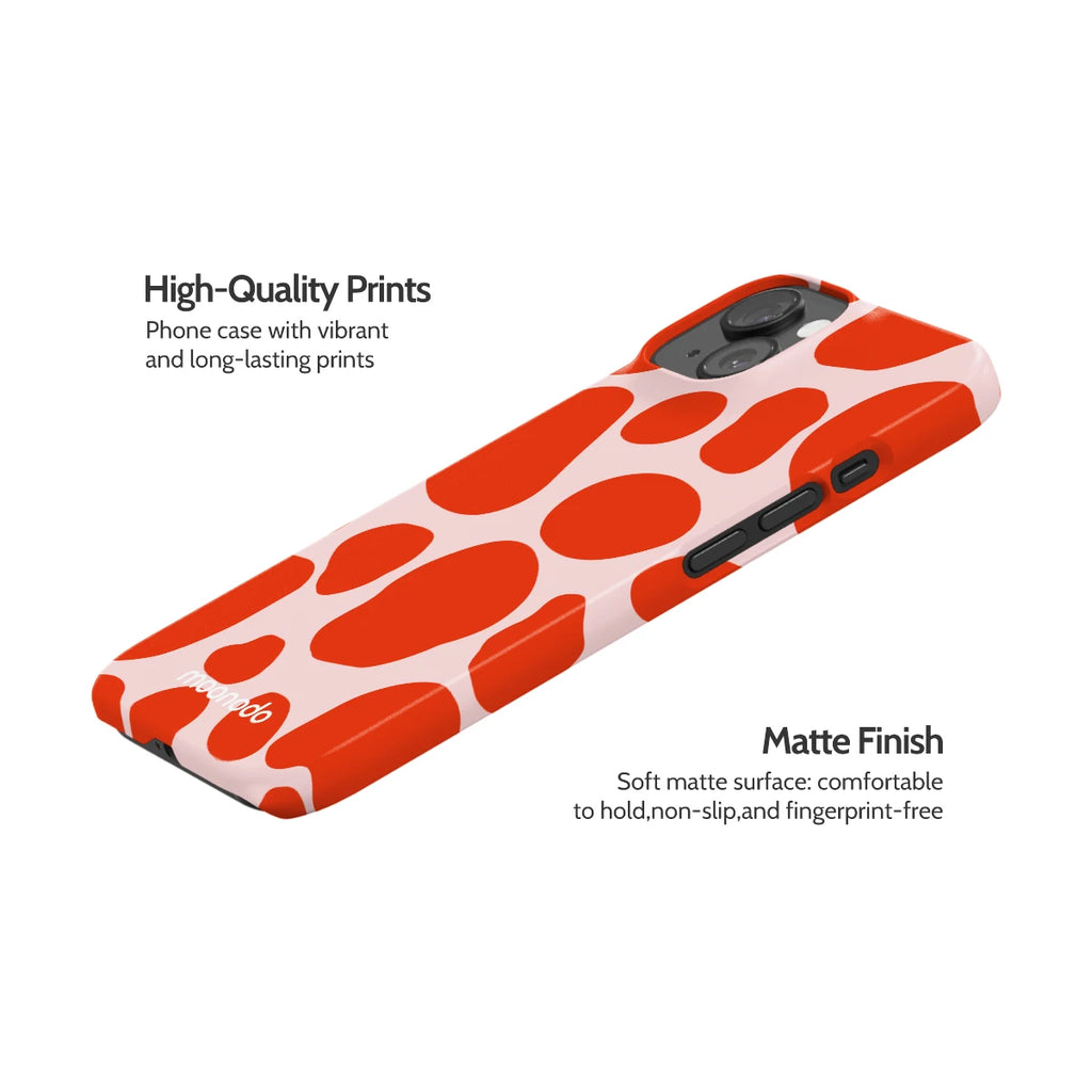 Scarlet Pulse - iPhone 15 Case
