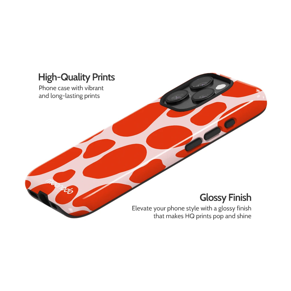 Scarlet Pulse - iPhone 15 Pro Case