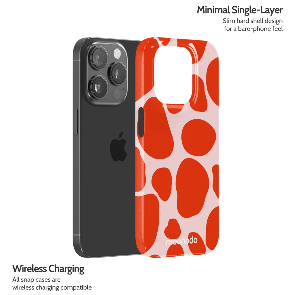Scarlet Pulse - iPhone 15 Pro Case
