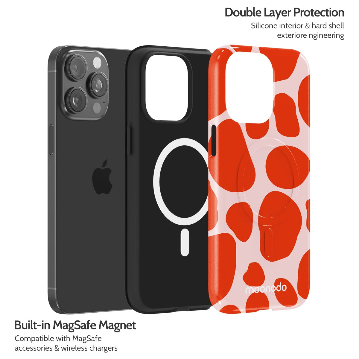 Scarlet Pulse - iPhone 15 Pro Max Case