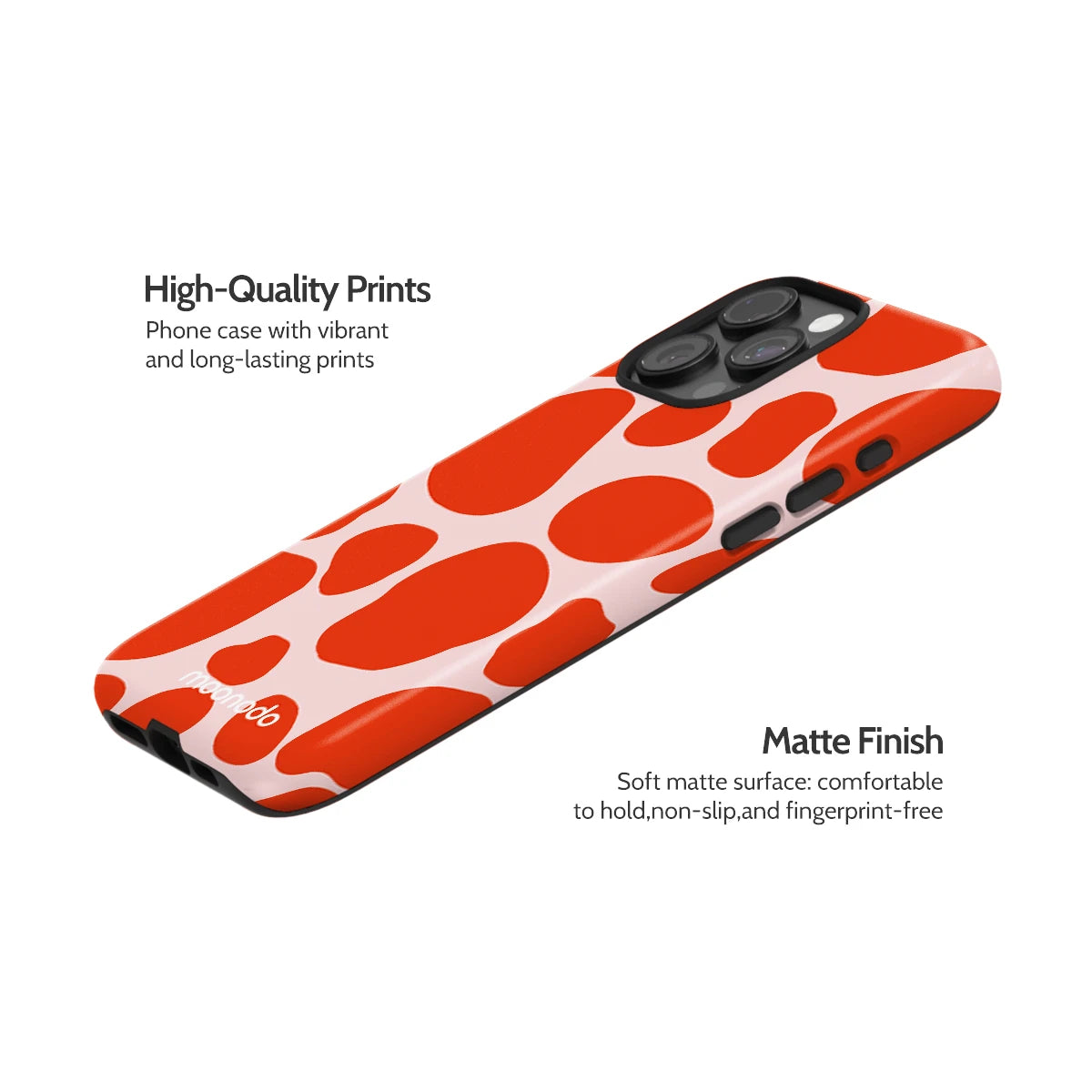 Scarlet Pulse - iPhone 15 Pro Max Case