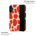 Scarlet Pulse - iPhone 16 Case