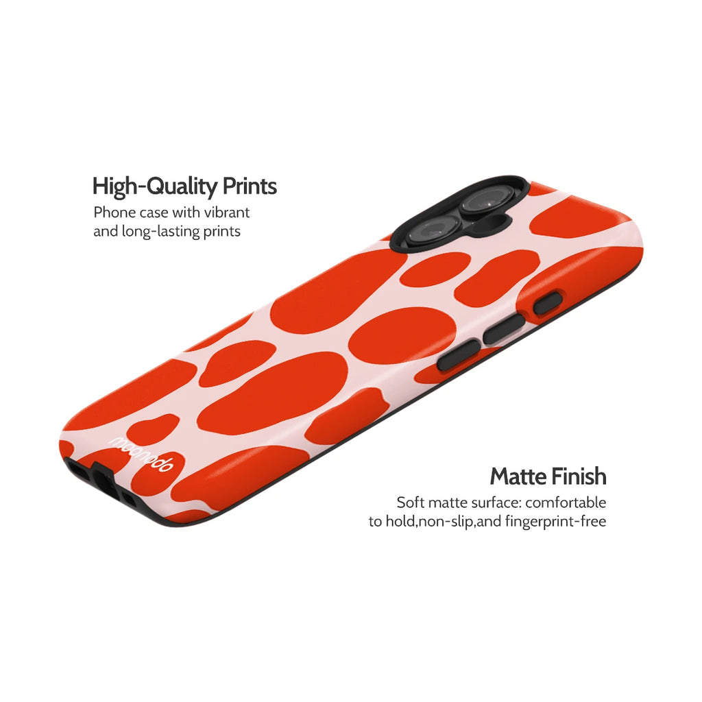 Scarlet Pulse - iPhone 16 Case