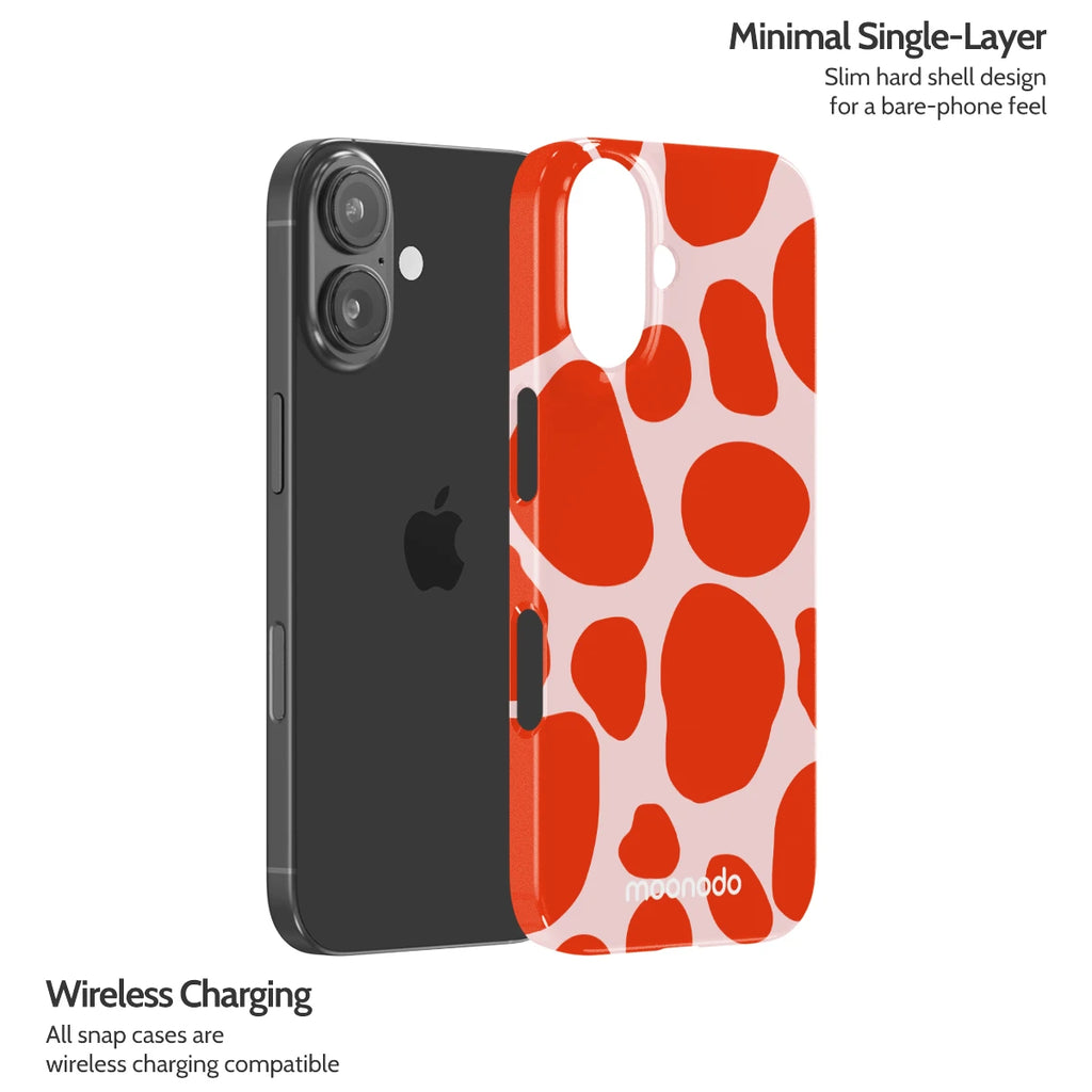 Scarlet Pulse - iPhone 16 Case