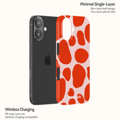 Scarlet Pulse - iPhone 16 Case