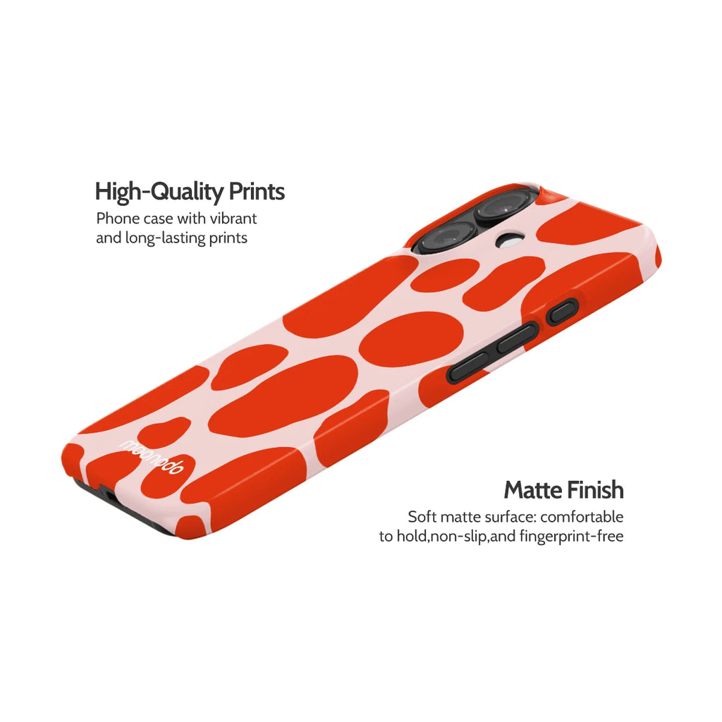 Scarlet Pulse - iPhone 16 Case