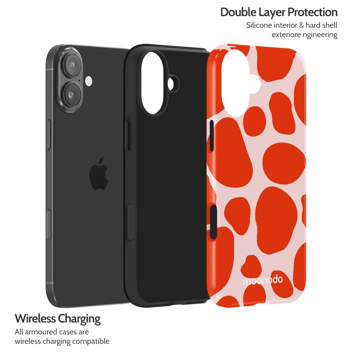 Scarlet Pulse - iPhone 16 Plus Case