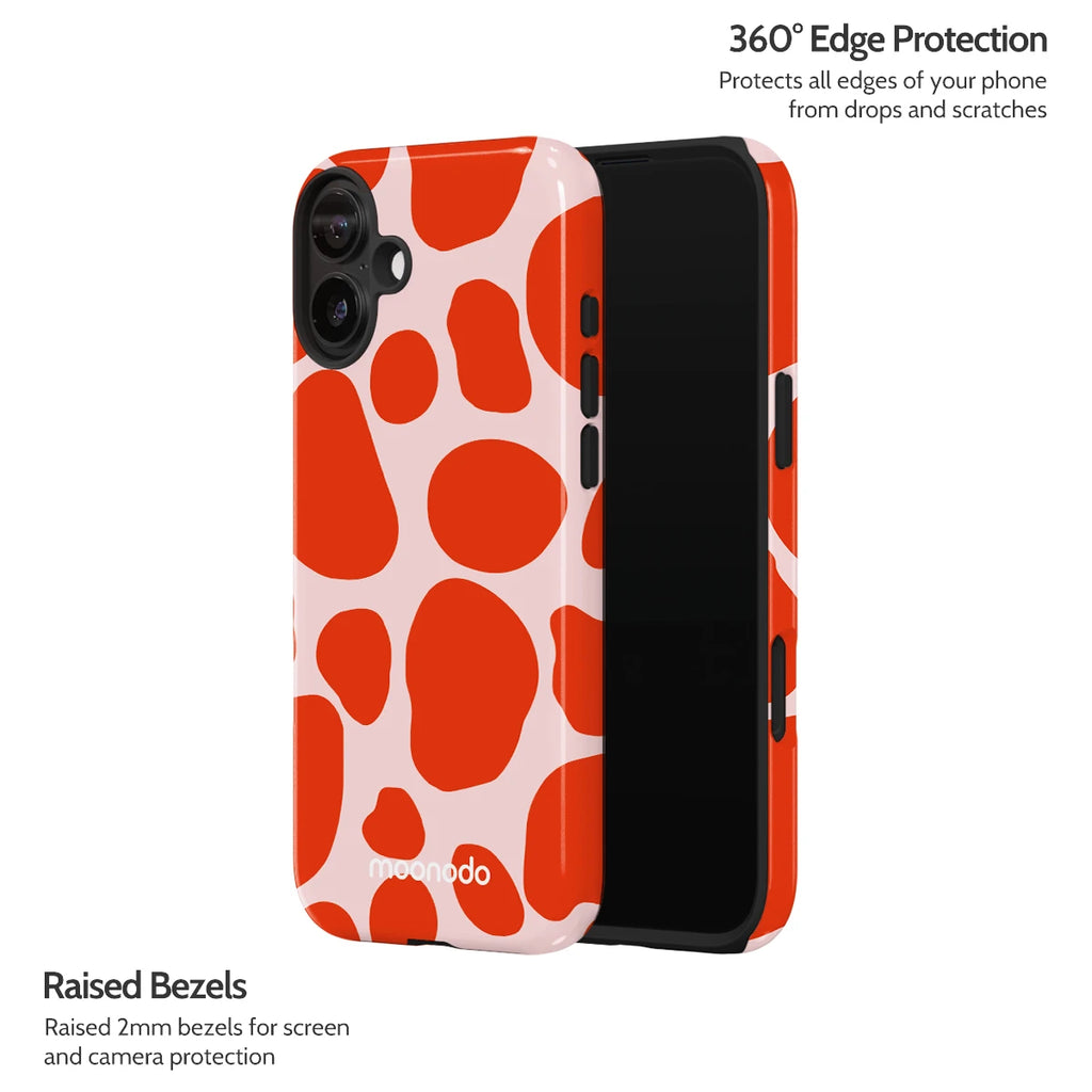 Scarlet Pulse - iPhone 16 Plus Case