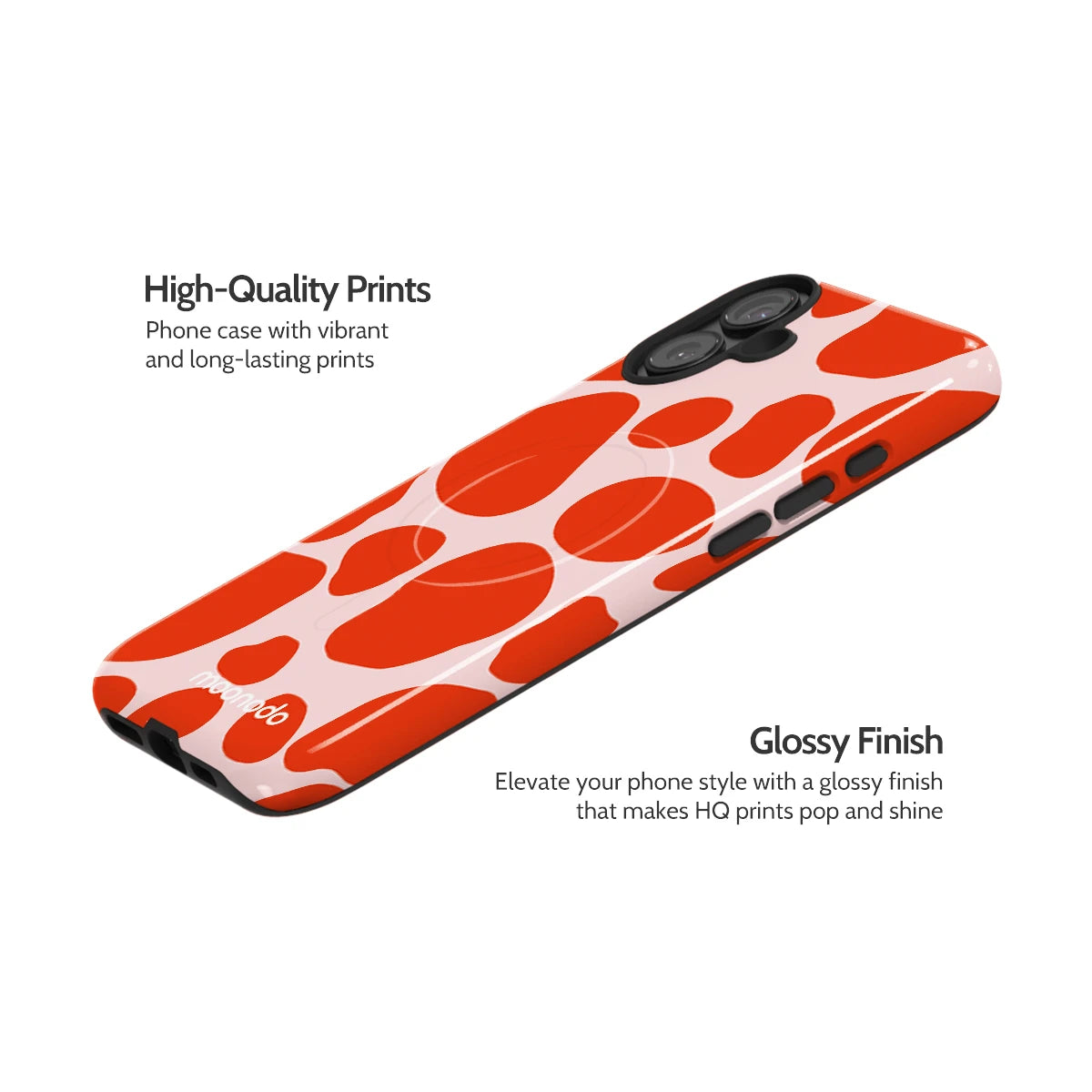 Scarlet Pulse - iPhone 16 Plus Case