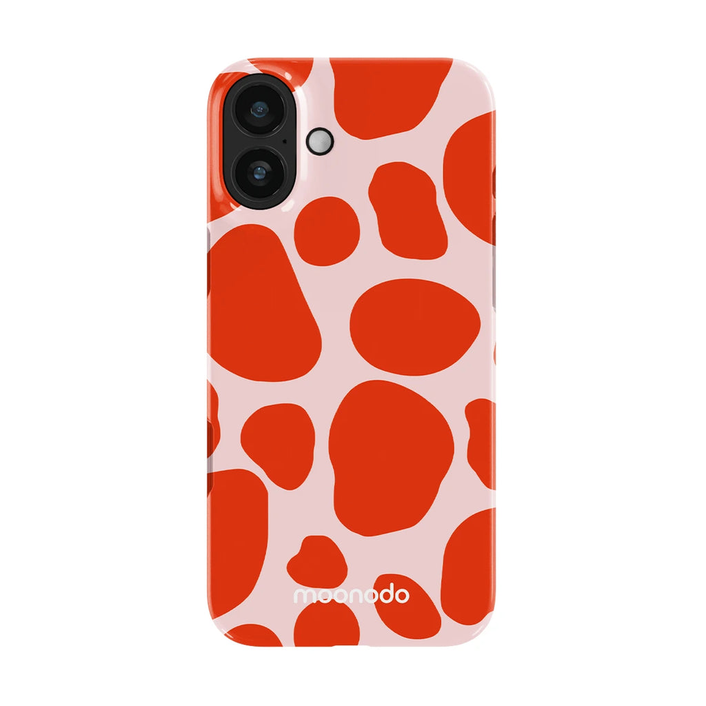 Scarlet Pulse - iPhone 16 Plus Case