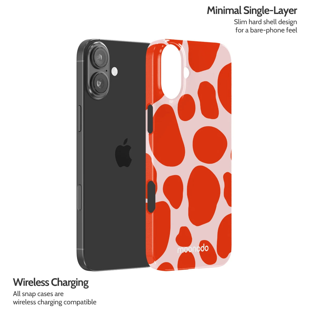 Scarlet Pulse - iPhone 16 Plus Case