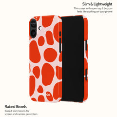 Scarlet Pulse - iPhone 16 Plus Case