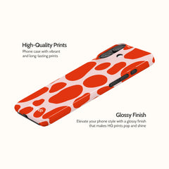 Scarlet Pulse - iPhone 16 Plus Case