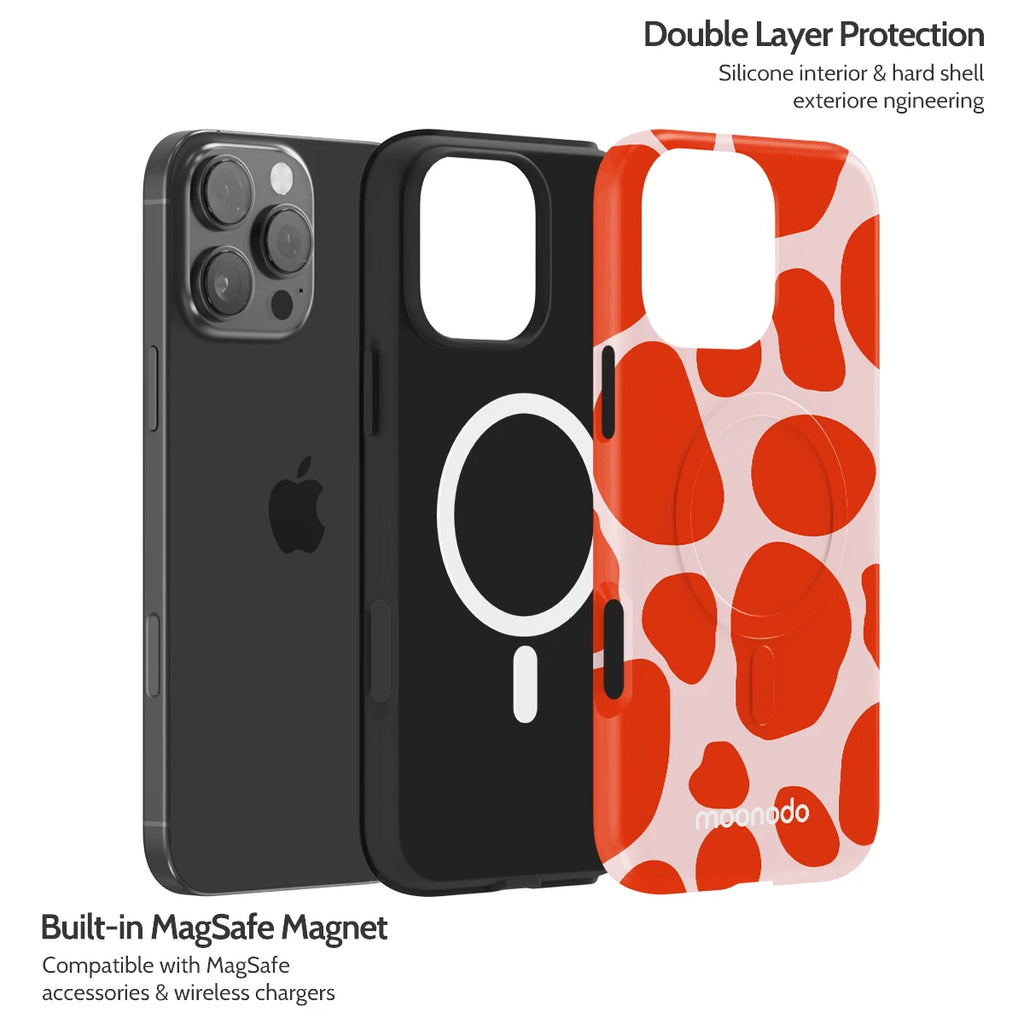 Scarlet Pulse - iPhone 16 Pro Max Case