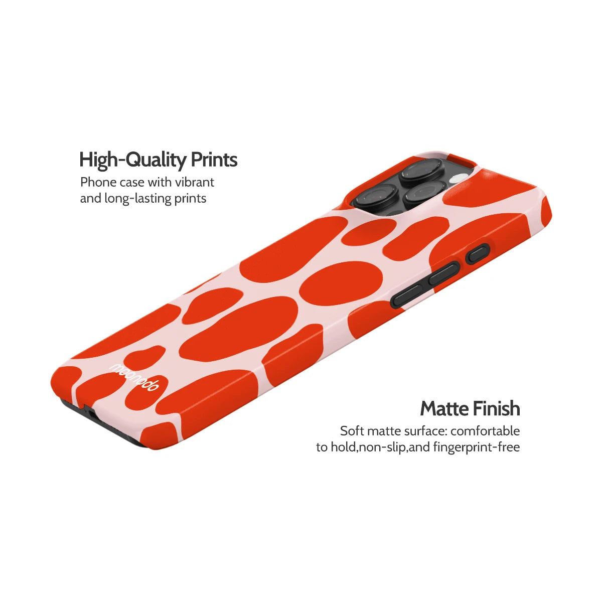 Scarlet Pulse - iPhone 16 Pro Max Case