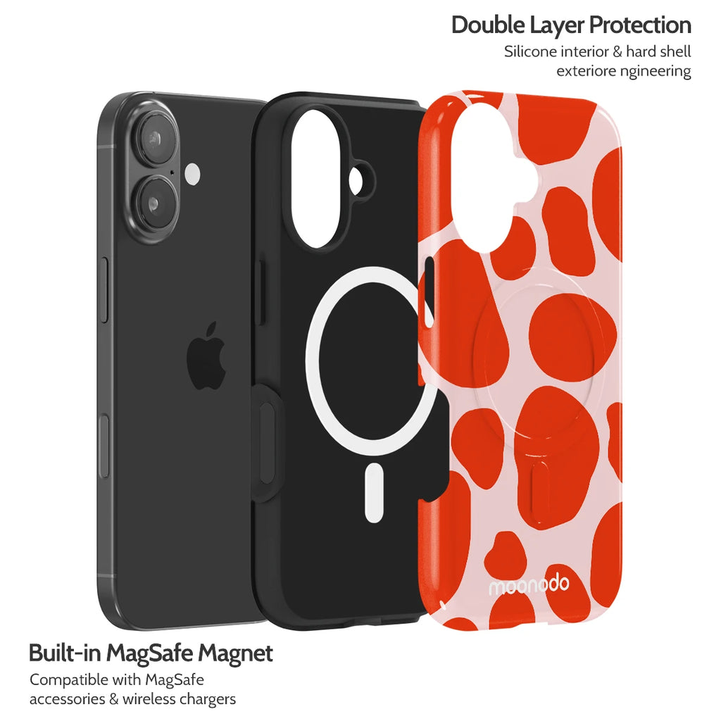 Scarlet Pulse - iPhone 17 Case