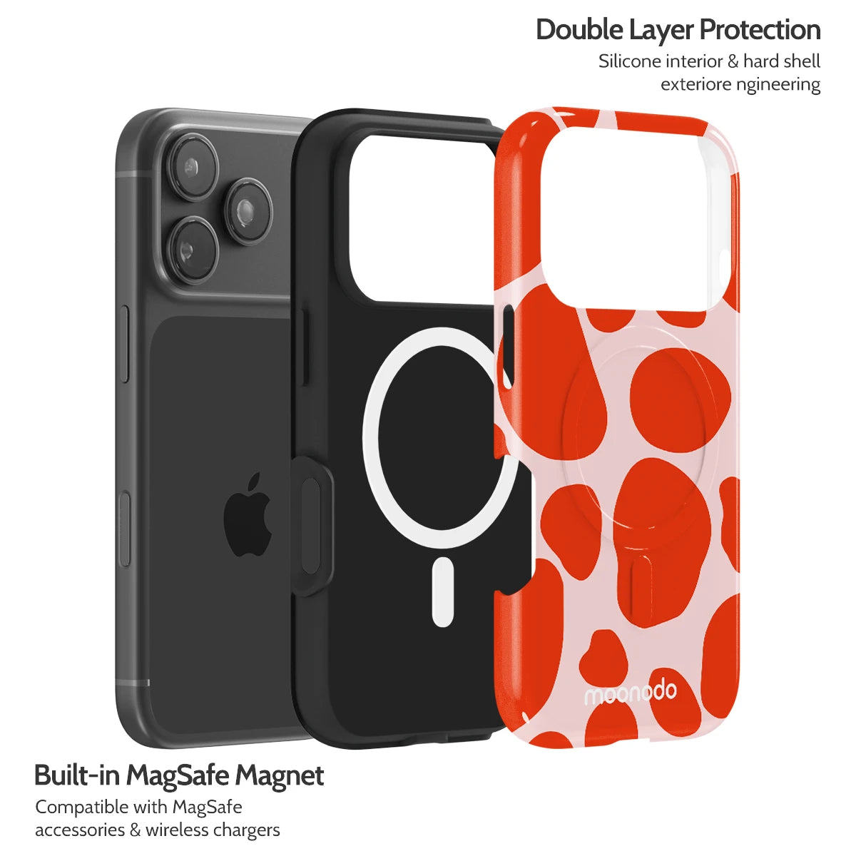 Scarlet Pulse - iPhone 17 Pro Case