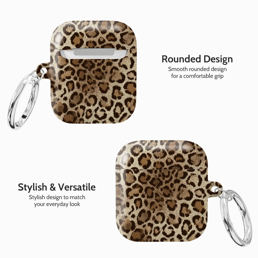 Amber Leopard - AirPods 1 & 2 Case