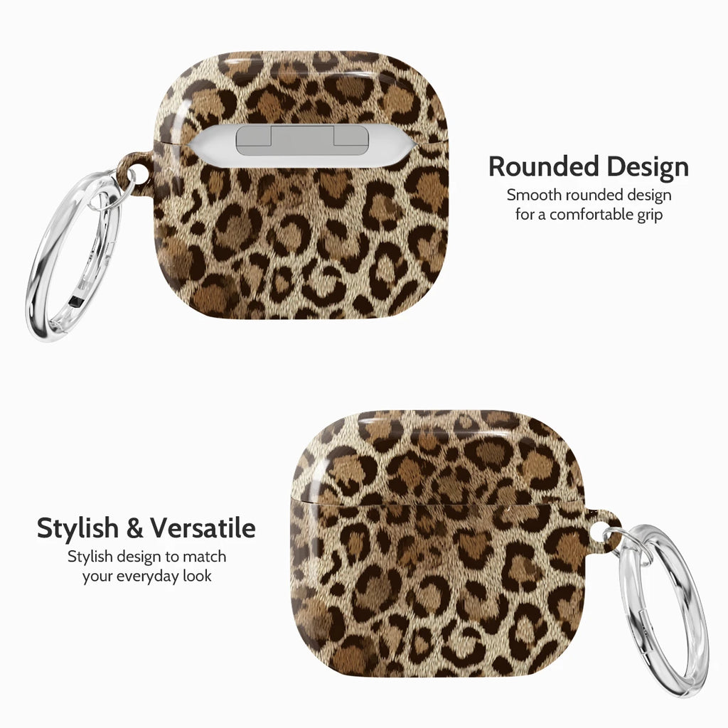 Amber Leopard - AirPods 4 Case