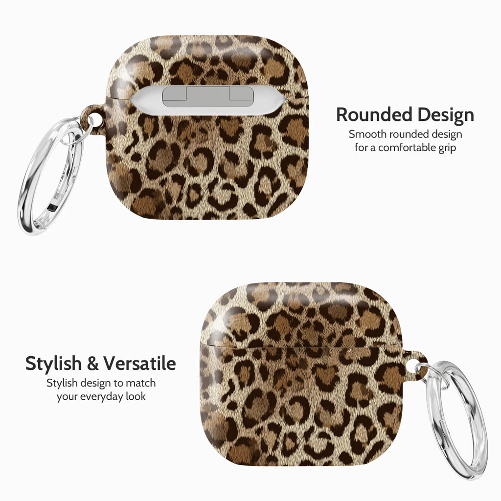 Amber Leopard - AirPods 4 Case