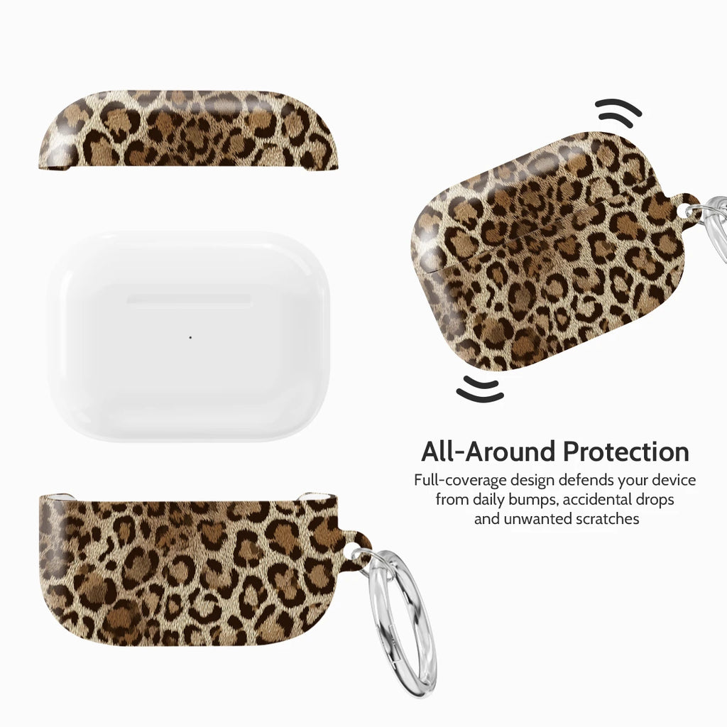 Amber Leopard - AirPods Pro 1 Case