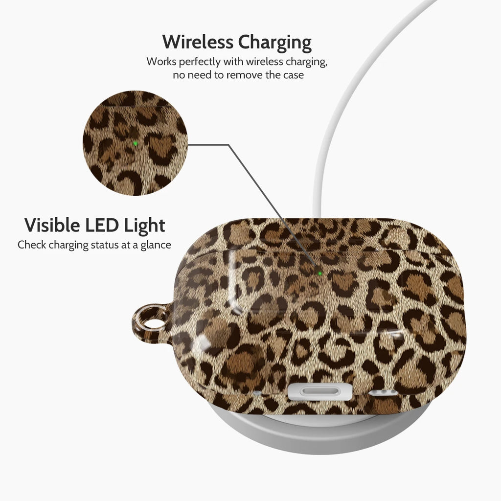 Amber Leopard - AirPods Pro 2 Case