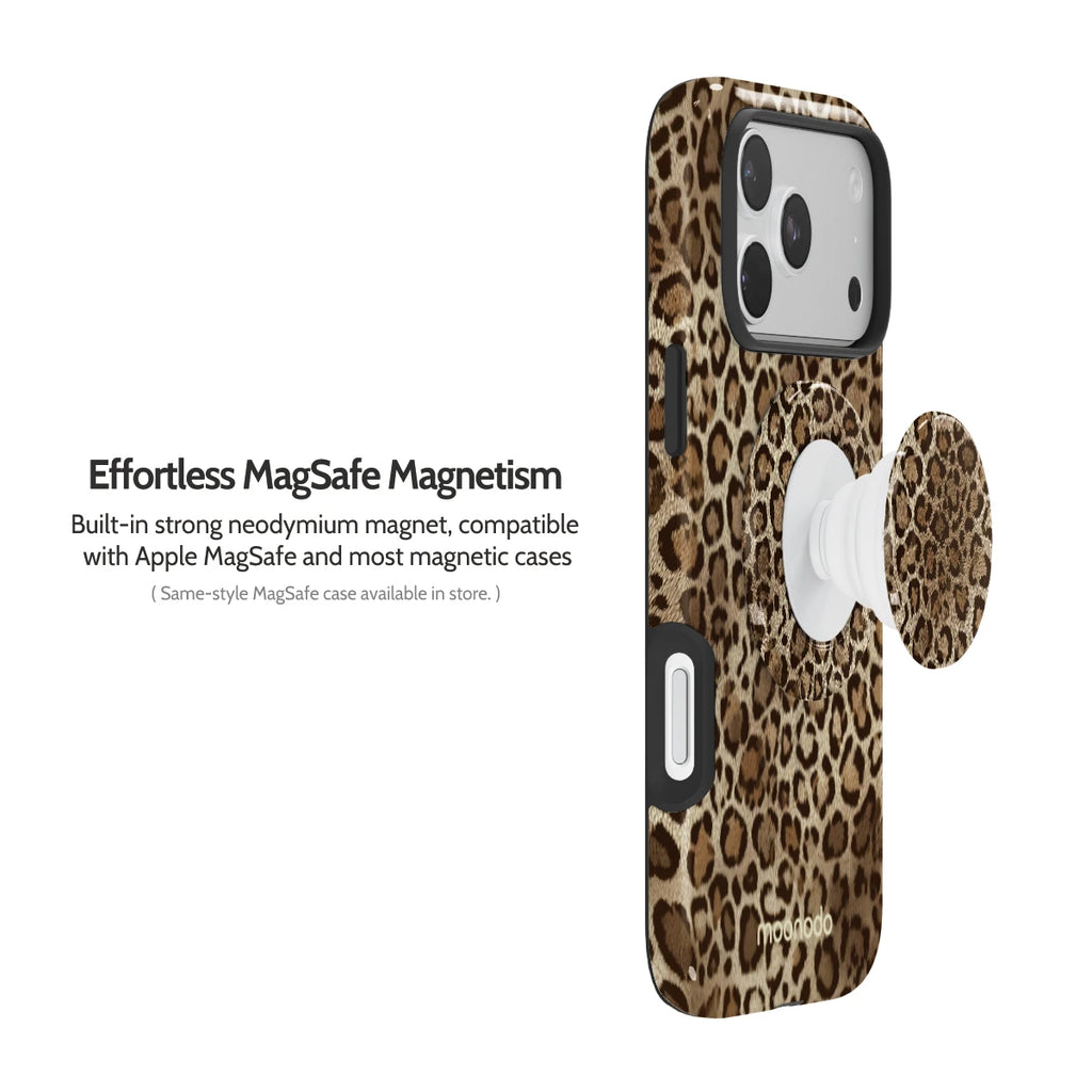 Amber Leopard - MagSafe Grip