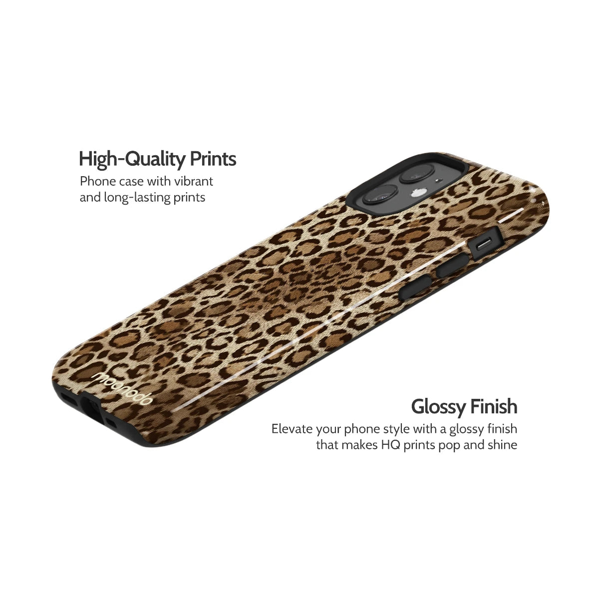 Amber Leopard - iPhone 12 Case