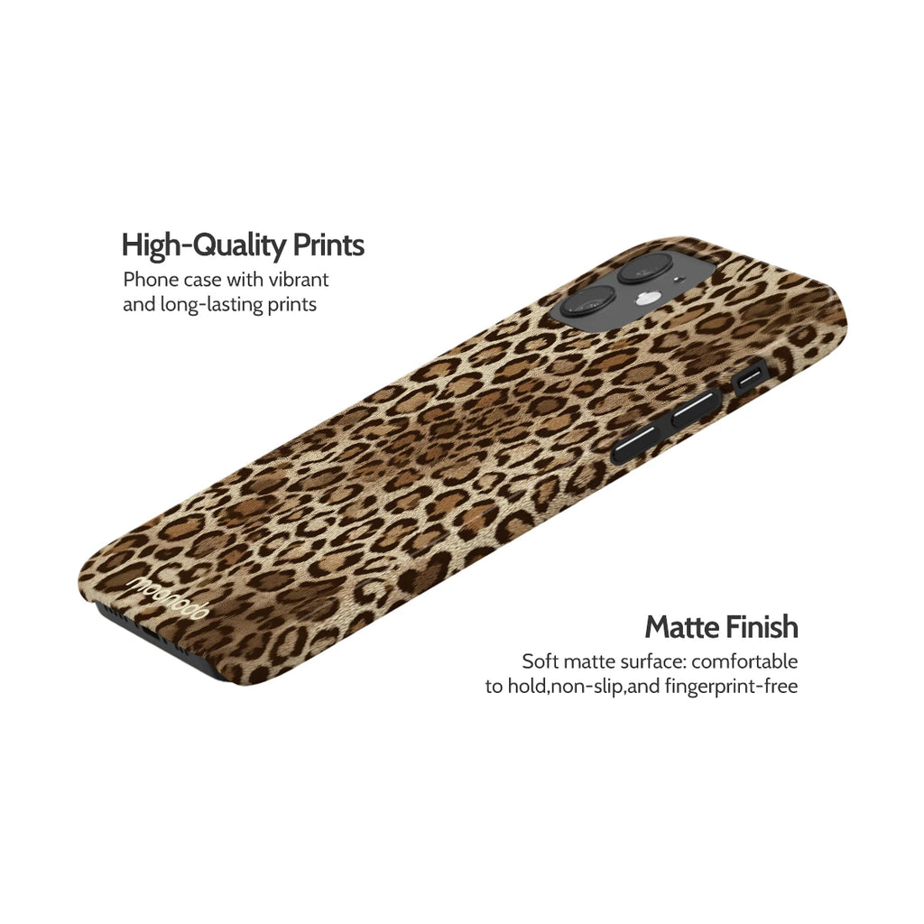 Amber Leopard - iPhone 12 Case