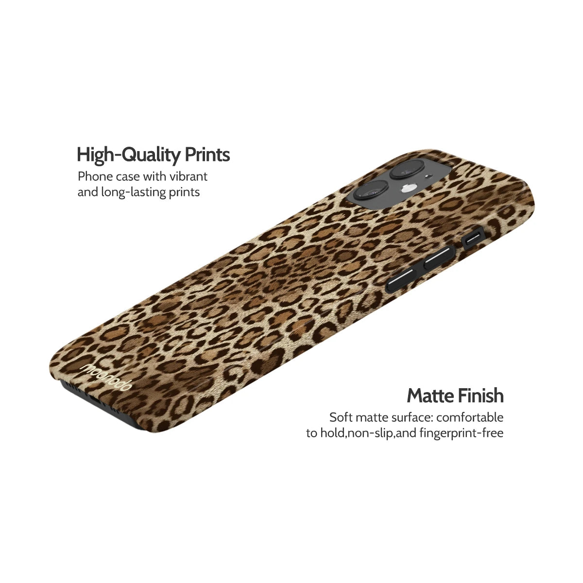Amber Leopard - iPhone 12 Case