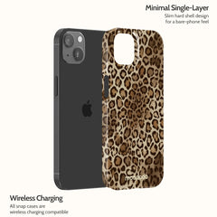 Amber Leopard - iPhone 13 Case
