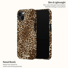 Amber Leopard - iPhone 13 Case