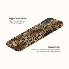 Amber Leopard - iPhone 13 Case
