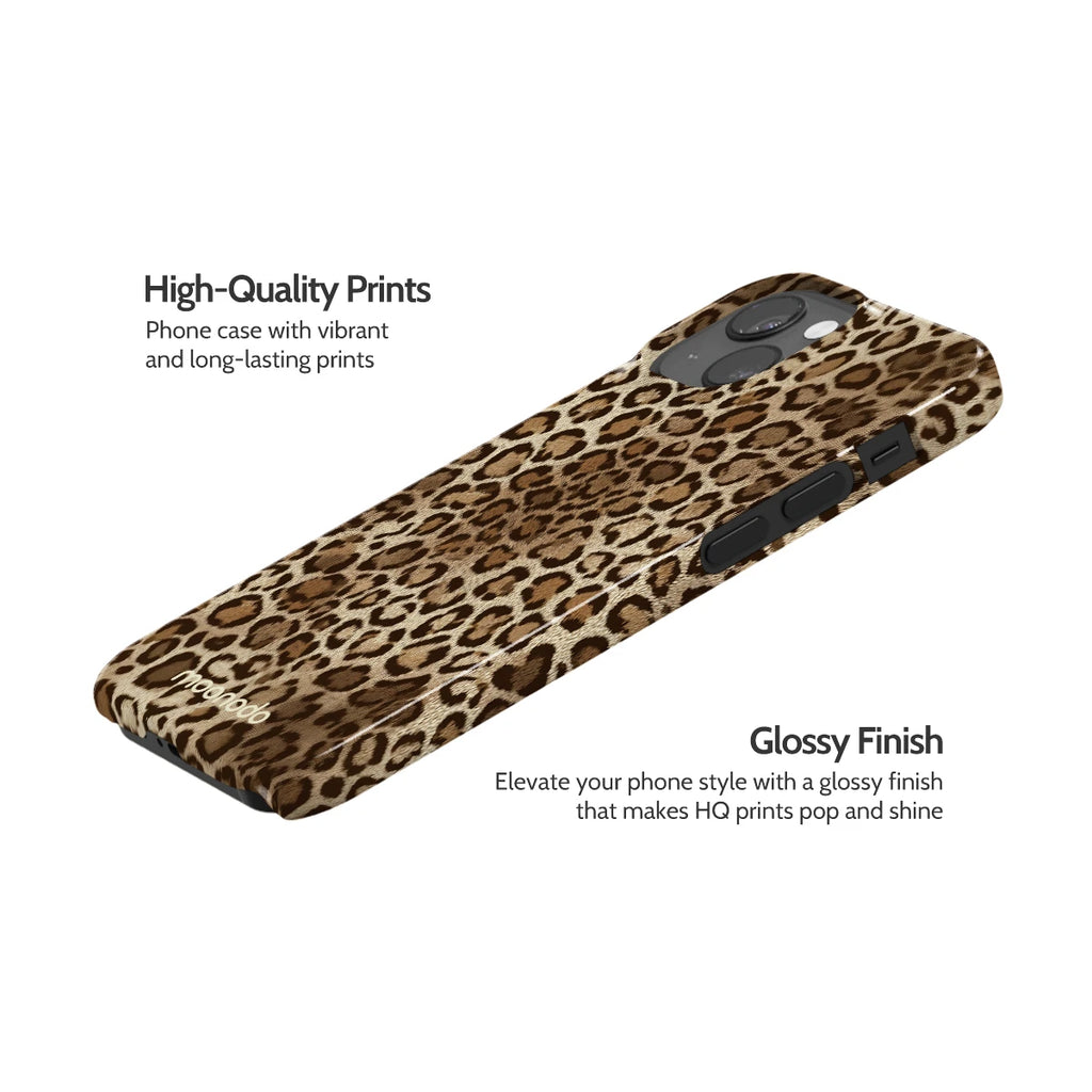 Amber Leopard - iPhone 13 Mini Case