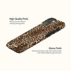 Amber Leopard - iPhone 13 Mini Case