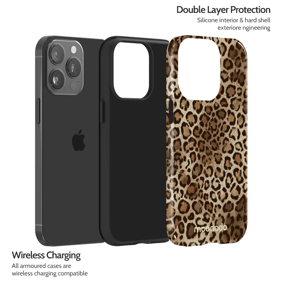 Amber Leopard - iPhone 13 Pro Case