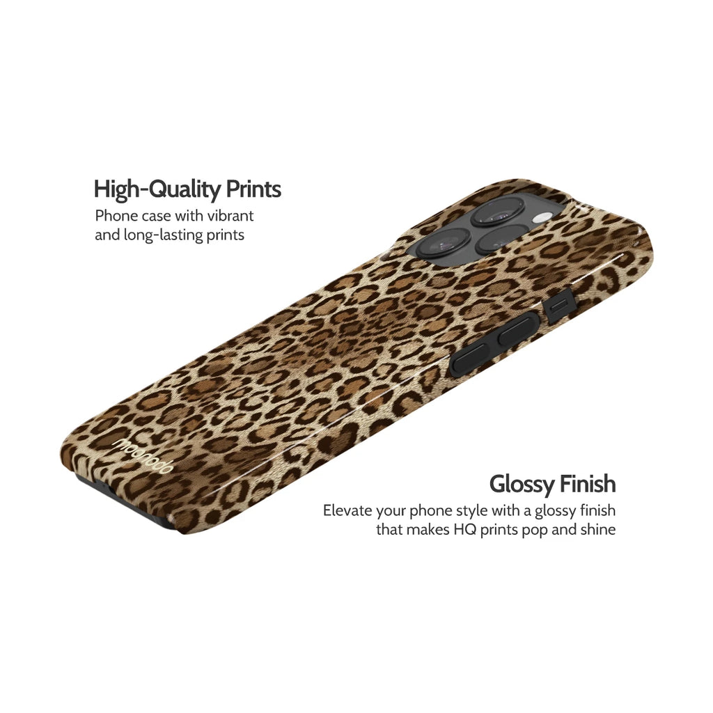 Amber Leopard - iPhone 13 Pro Case