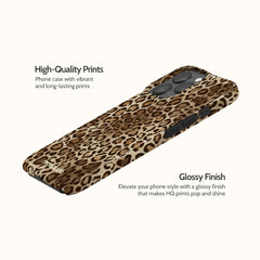 Amber Leopard - iPhone 13 Pro Case
