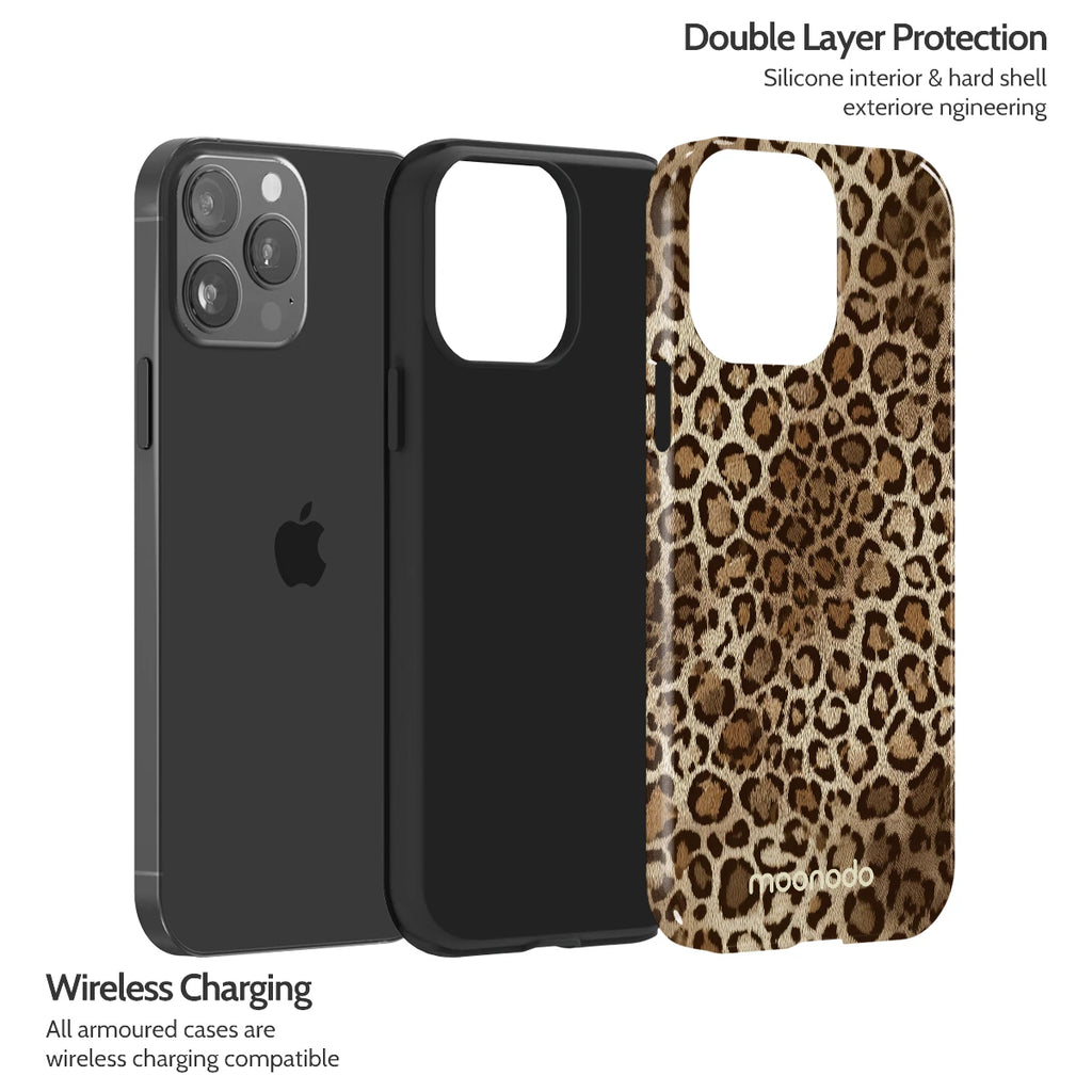 Amber Leopard - iPhone 13 Pro Max Case