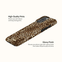 Amber Leopard - iPhone 13 Pro Max Case