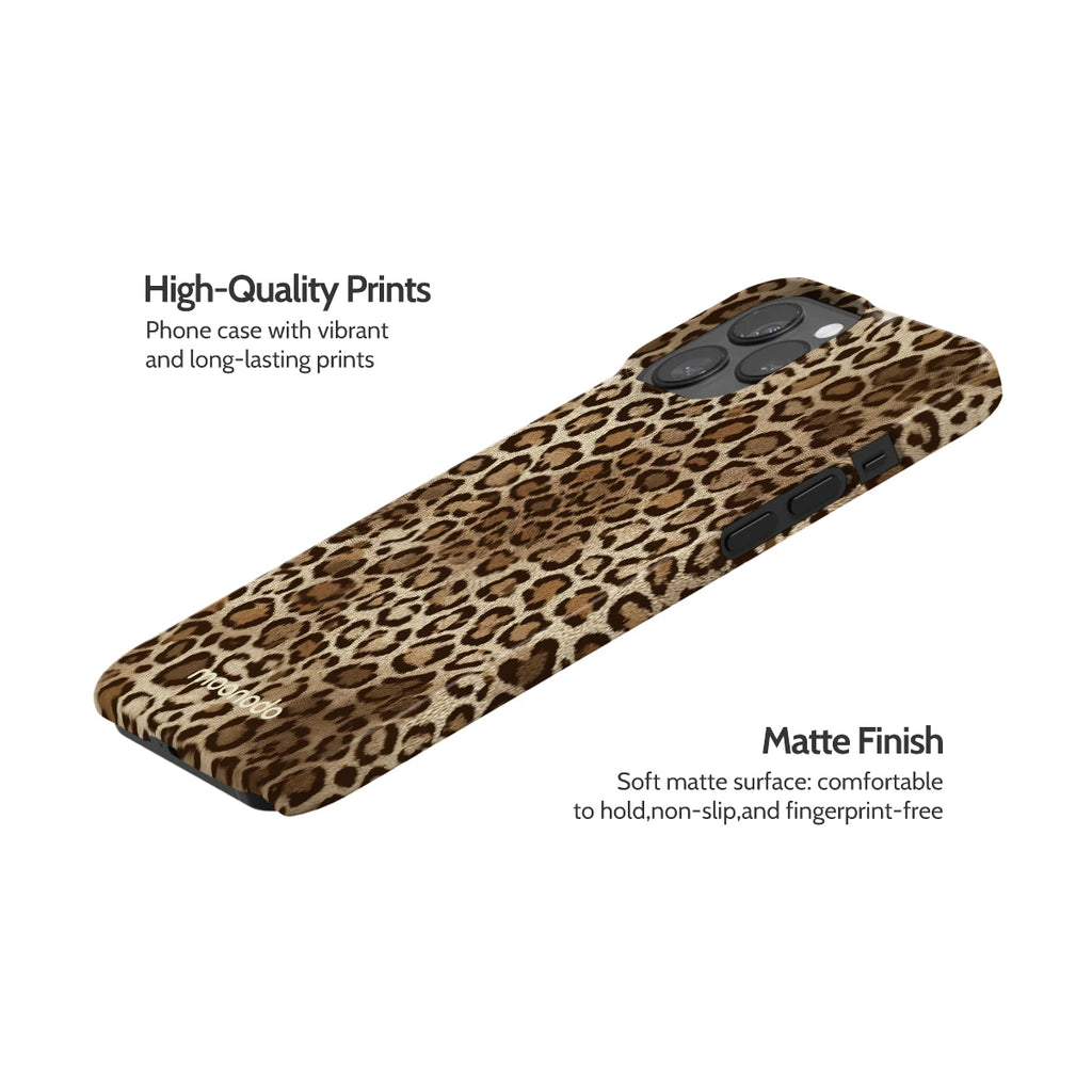 Amber Leopard - iPhone 13 Pro Max Case