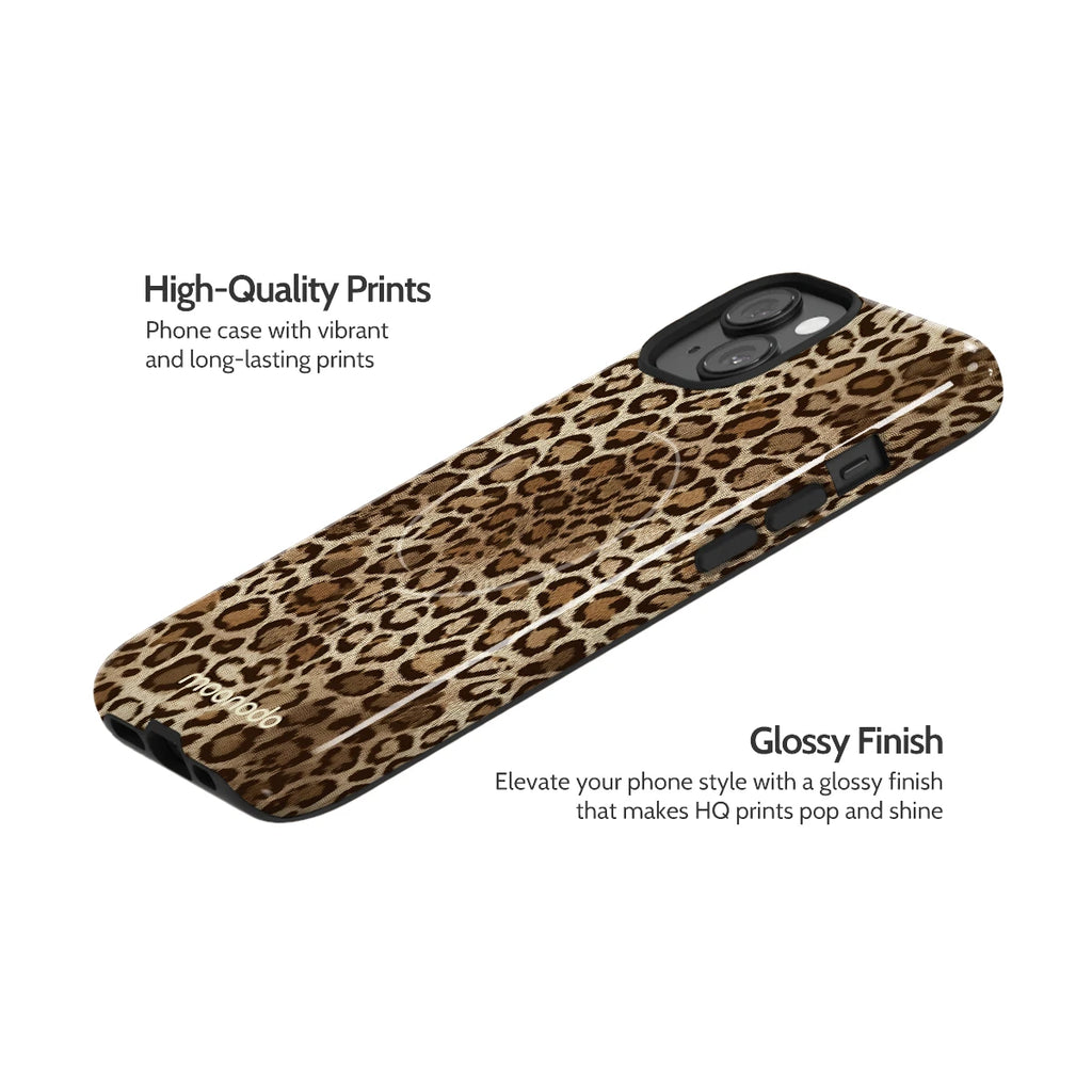 Amber Leopard - iPhone 14 Case