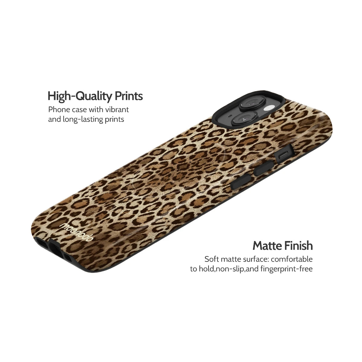 Amber Leopard - iPhone 14 Case