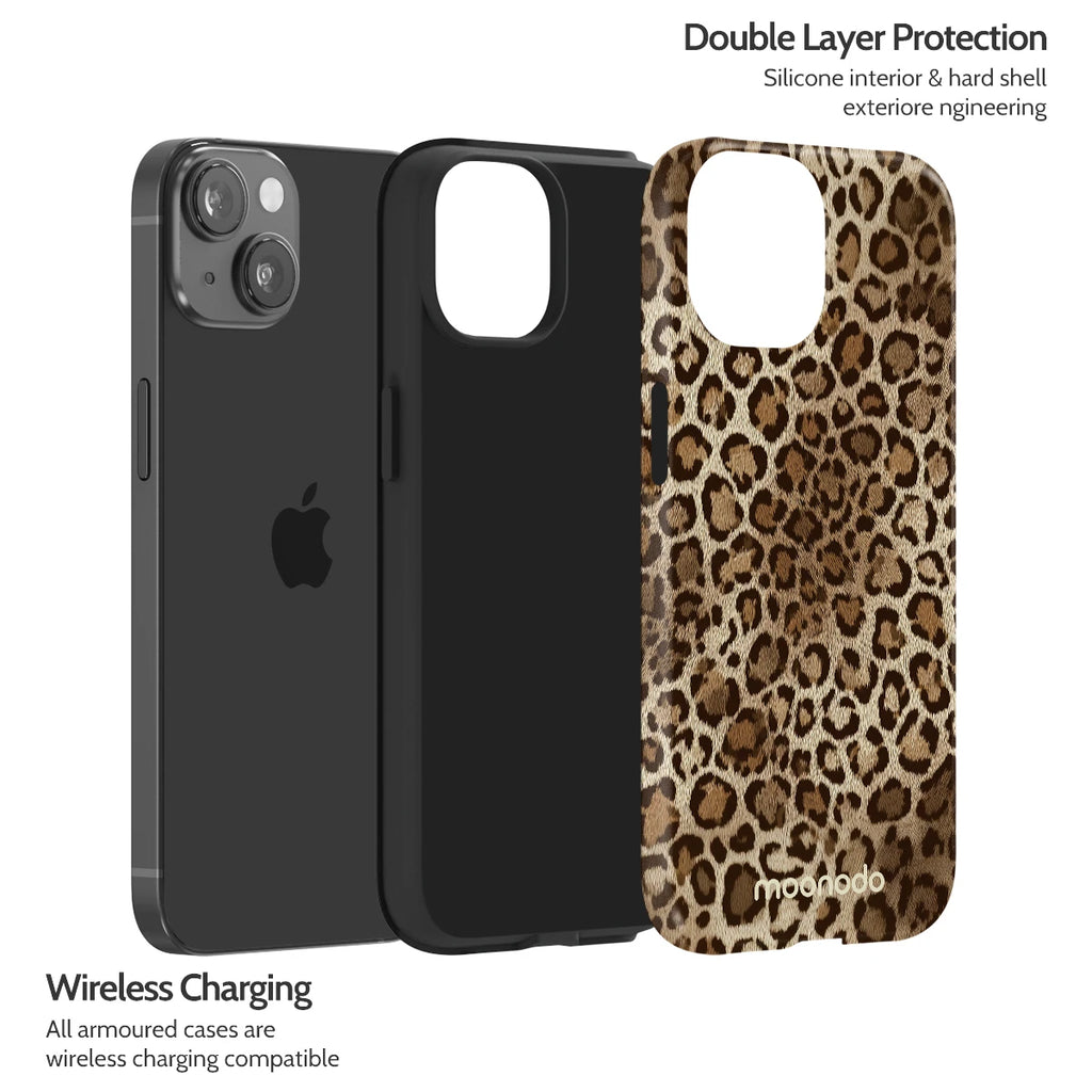 Amber Leopard - iPhone 14 Case