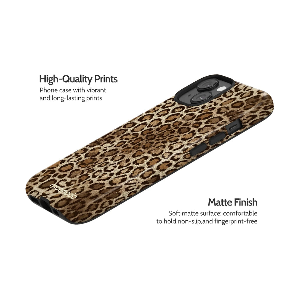 Amber Leopard - iPhone 14 Case