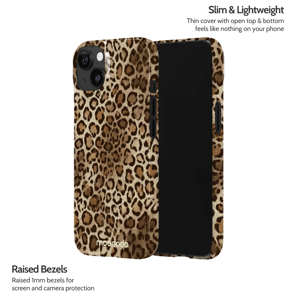 Amber Leopard - iPhone 14 Case